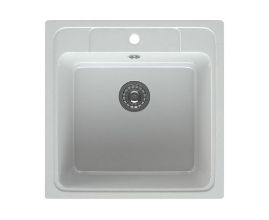 Мойка глянцевая HORKE М-34 белый металлик M34W01 