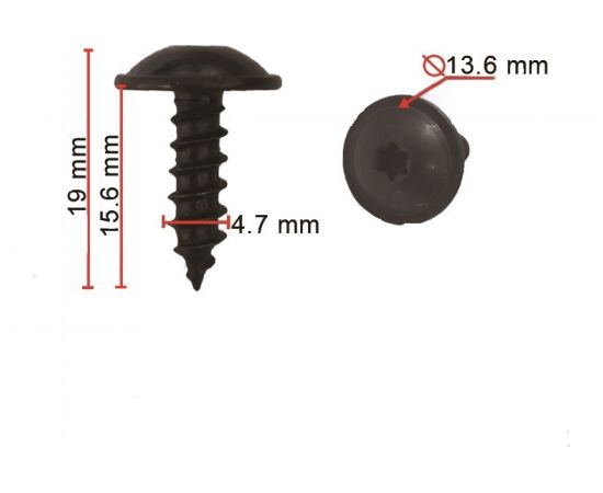 Винт AVERS 50 шт N90974701-50 