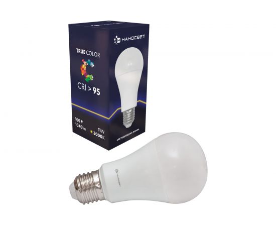 Светодиодная лампа Наносвет LH-GLS-100/E27/930, 11Вт, E27, 240 градусов, 1040Лм, 3000K, Ra95, L094 