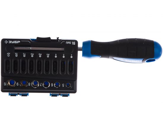 Отвертка с насадками Зубр ПРОФЕССИОНАЛ 25216 