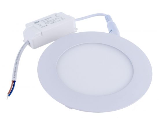 Светильник IEK, ДВО 1602 белый круг LED 7вт 4000К IP20 LDVO0-1602-1-7-K02 