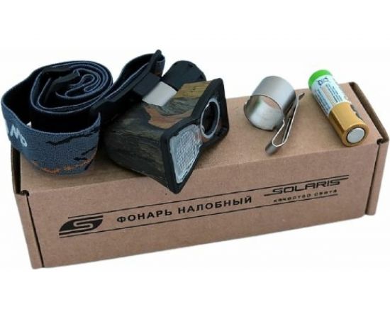 Налобный светодиодный фонарь SOLARIS Камуфляж 2103 