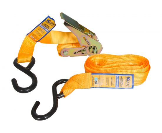 Ремень крепления груза с храповиком 6м 0.7 т KRAFT KT 800113 