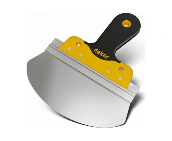 Шпатлевочная лопатка DEKOR HASSAN для ведра 20см, пластиковая ручка, DEKOR 1941 