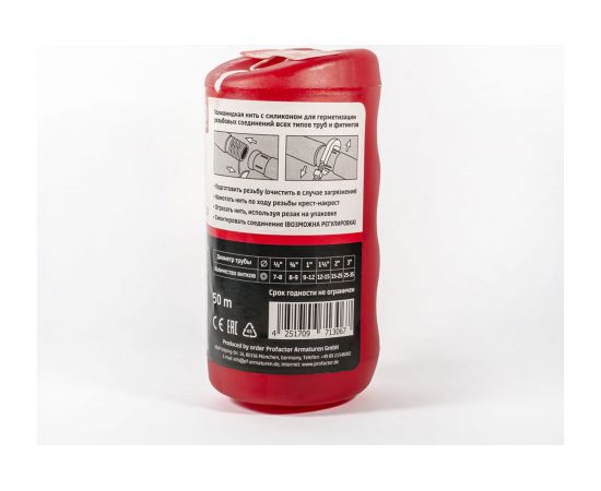 Нить для герметизации PROFACTOR PF SAN-LOCK Professional с силиконом 50 м PF PST 541 – изображение 2