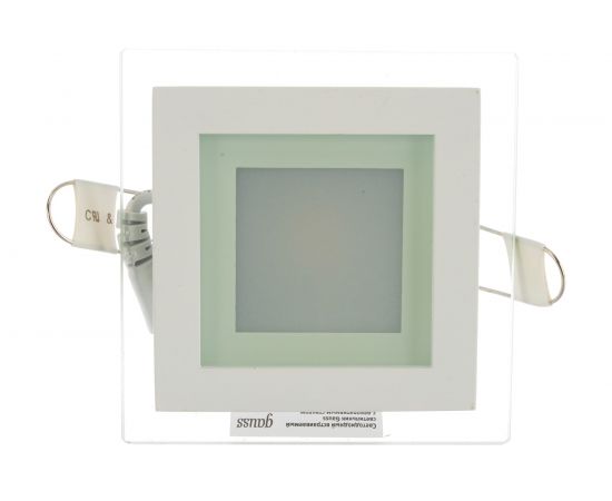 Светодиодный встраиваемый светильник Gauss квадратный с декоративным стеклом, 6W 4000K 948111206 – изображение 2