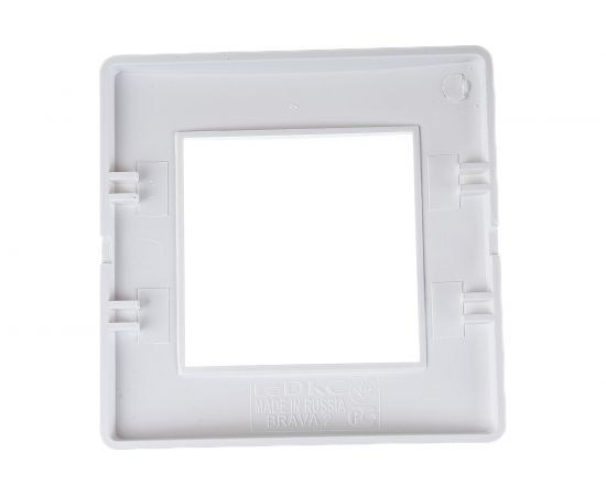 Рамка на 2 модуля, белая DKC BRAVA RAL9010 75010W – изображение 2