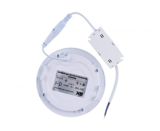 Светильник IEK, ДВО 1602 белый круг LED 7вт 4000К IP20 LDVO0-1602-1-7-K02 – изображение 3