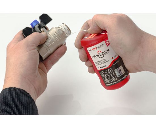 Нить для герметизации PROFACTOR PF SAN-LOCK Professional с силиконом 50 м PF PST 541 – изображение 4