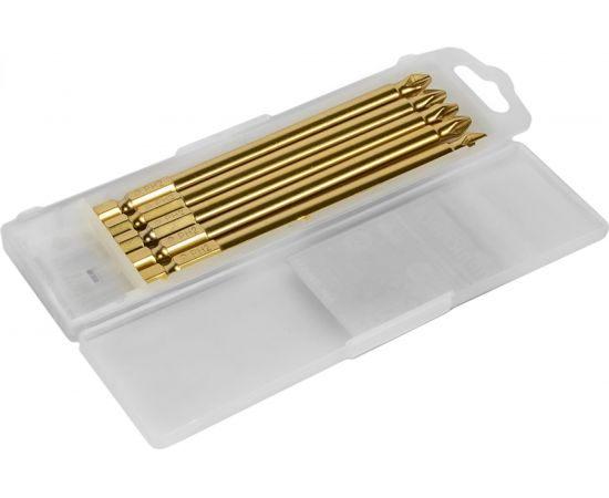 Бита PH-2 Tin Эксперт (5 шт; 110 мм) ПРАКТИКА 034-939 – изображение 4