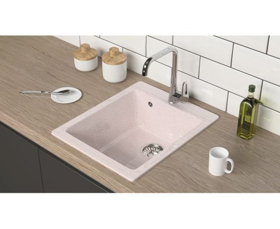 Кухонная мойка GLANZ цвет: чёрный J-008-32 – изображение 4