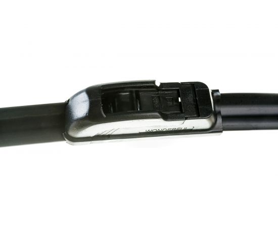 Щетка стеклоочистителя бескаркасная с графитом (универсальная) 65см/26" (2 адаптера) Wonderful 901876 – изображение 4