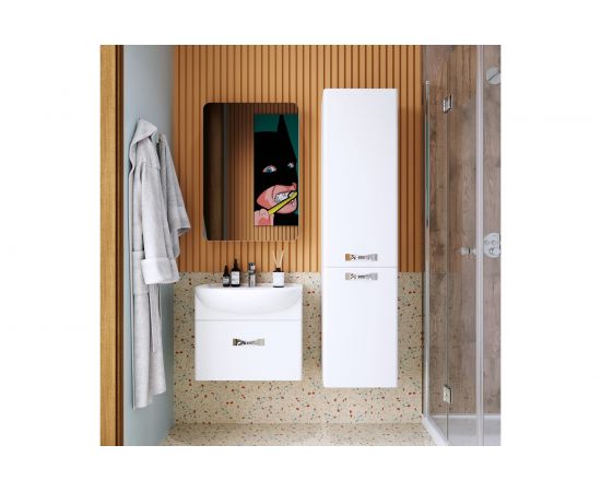 Подвесная тумба с раковиной ИТАНА Анкона 60 600х440х520 38572 – изображение 4