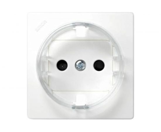 Накладка со шторками на розетку с заземлением Simon S73 Loft, белый С73041-0060 