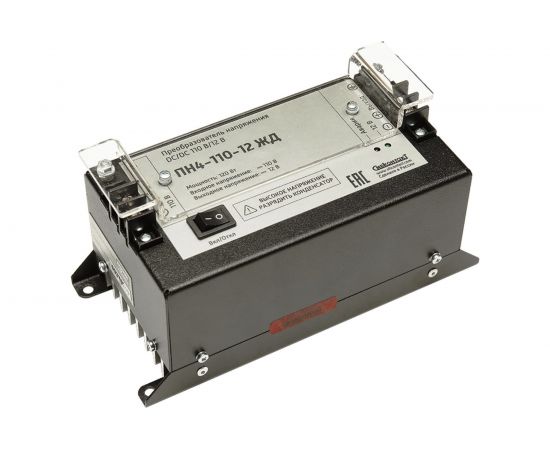 Конвертер-преобразователь напряжения СИБКОНТАКТ ПН4-110-12 ЖД DC/DC 110/12 В, 120 Вт Я000008817 