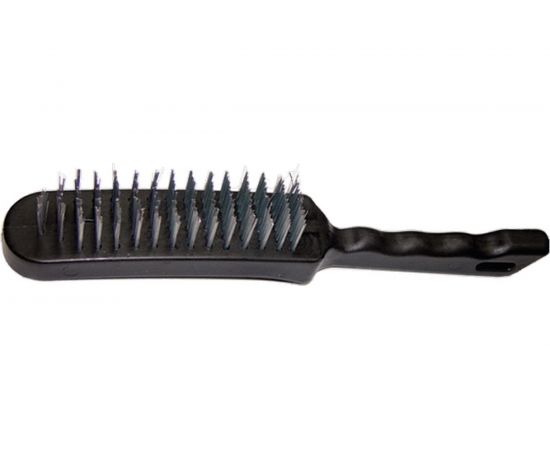 Щетка металлическая с пластмассовой ручкой (6-рядная) SPARTA 748685 