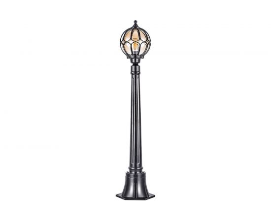 Садово-парковый светильник FERON 60W 230V E27 1.10M черный, IP44, PL3706 6343 