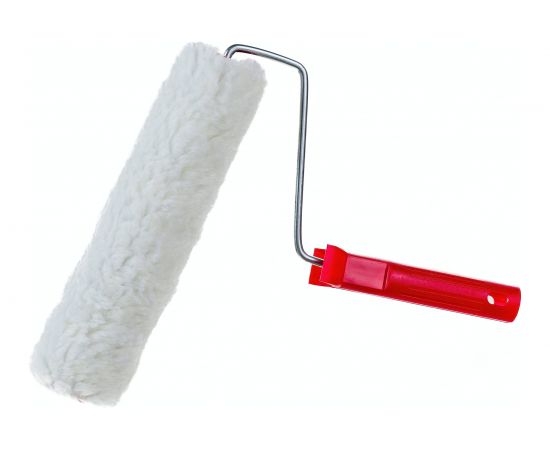 Малярный валик РемоКолор с рукояткой Ягнёнок, ось 6мм, D48мм, 250мм, 04-2-425 
