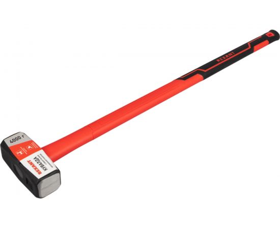 Кувалда REXANT с фибергласовой обрезиненной рукояткой, 4000 г 12-8134 