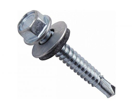 Кровельный саморез Kenner цинк с шайбой EPDM 6,3х25 2500шт ск6325 