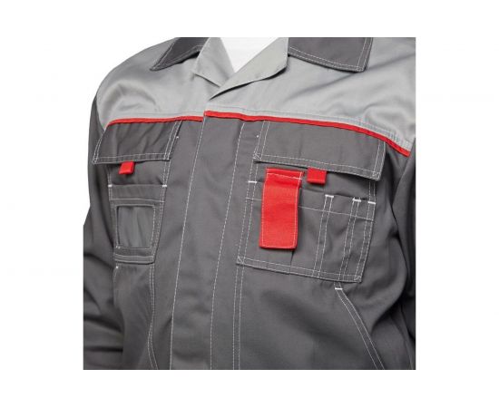 Летний мужской костюм ООО Комус л10-КБР темно-серый/светло-серый, размер 52-54, рост 182-188 816105 – изображение 13