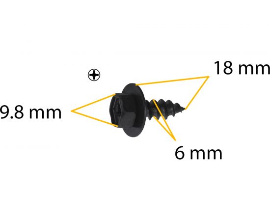 Автокрепеж для Toyota/Lexus 10 шт 9015960498 КрепАвто M2009 – изображение 2