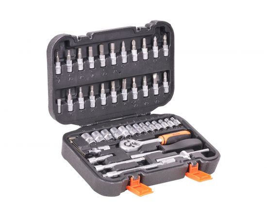 Набор торцевых головок АвтоDело 1/4" DR 46 предметов 39946 13702 – изображение 2