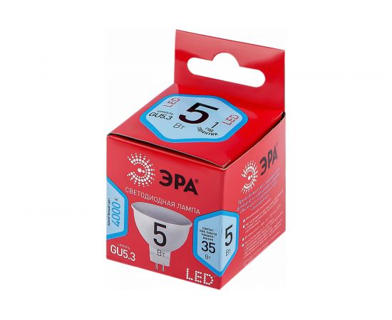 Светодиодная лампа LED MR16-5W-840-GU5.3 R диод, софит, 5Вт, нейтральный свет, GU5.3 Б0049639 – изображение 2