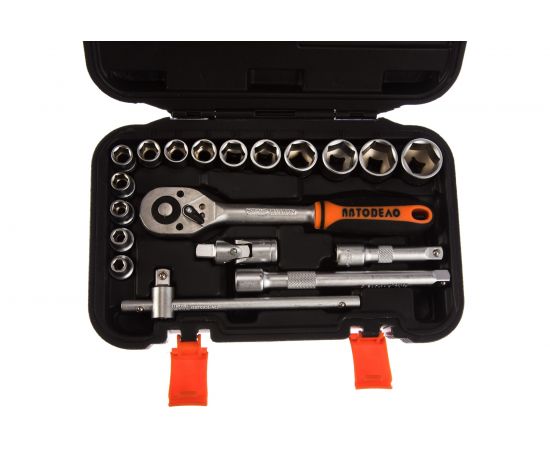 Набор торцевых головок Автоdело 3/8 DR 19 предметов 39919 13977:1781 – изображение 2