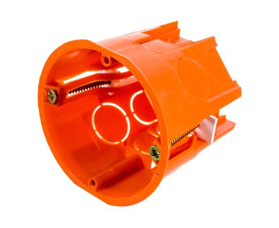 Монтажная коробка Bylectrica при скрытой разводке евростандарт для гипсокартона, диаметр 74x71x63 мм, КЕ-511 – изображение 2