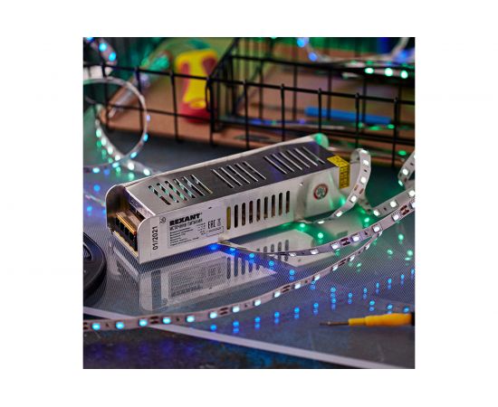 Блок питания REXANT 12 В 200 Вт 16,7 А Slim открытый, под винт 200-200-4 – изображение 2