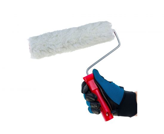 Малярный валик РемоКолор с рукояткой Ягнёнок, ось 6мм, D48мм, 250мм, 04-2-425 – изображение 3