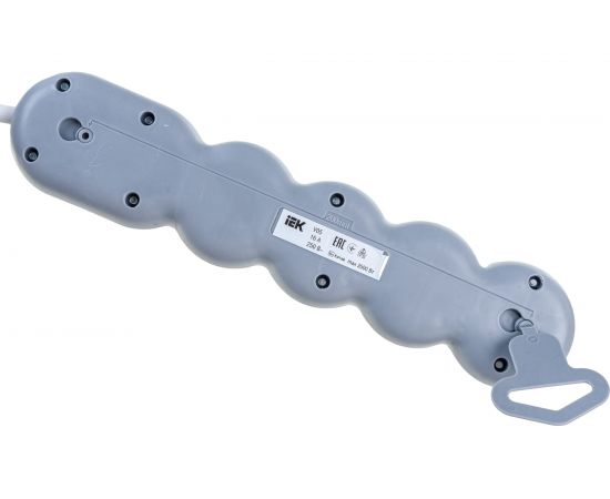 Удлинитель IEK, У05 5 мест 2P+PE/3м 3х1,5мм2 16А/250В UNO WYP53-16-05-03-Z – изображение 3