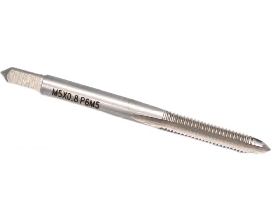 Машинно-ручной метчик TORNERI М 5х0.8 Р6М5 для глухих отверстий 024306 – изображение 3