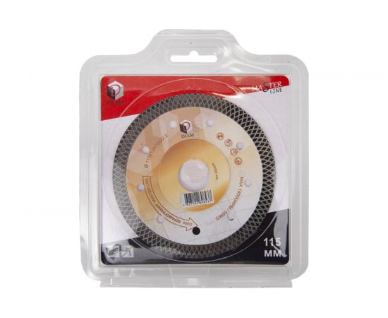 Диск по керамограниту Master Line (115x1.2x10x22.2 мм) Diam 000684 – изображение 3