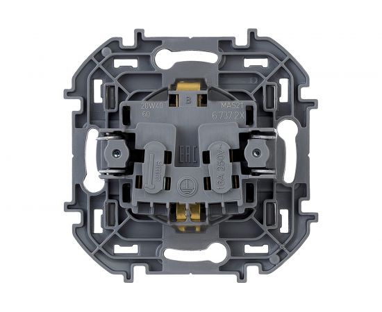 Розетка Legrand 2К+З - немецкий стандарт - 16 А - 250 В - INSPIRIA - антрацит 673723 – изображение 3