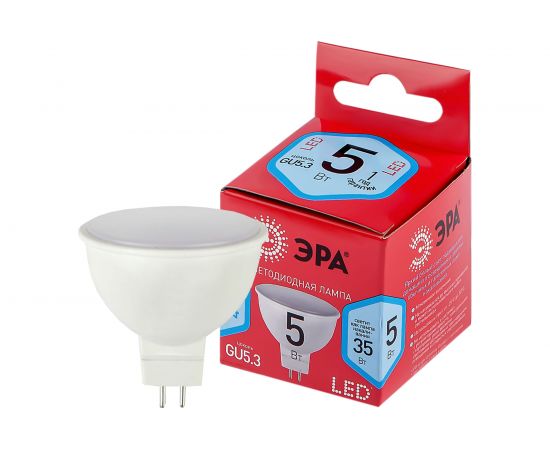 Светодиодная лампа LED MR16-5W-840-GU5.3 R диод, софит, 5Вт, нейтральный свет, GU5.3 Б0049639 – изображение 3