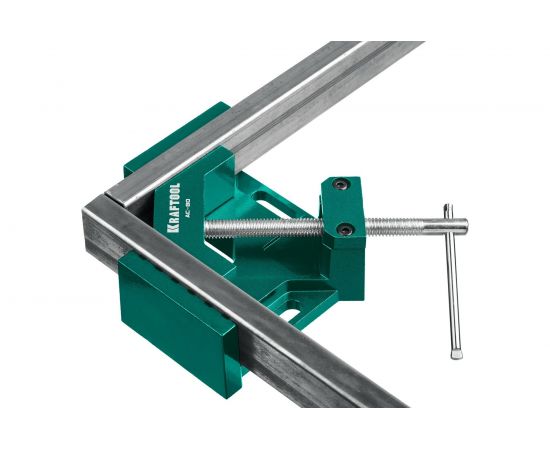 Угловая струбцина KRAFTOOL AC-80 алюминиевая, глубина зажима 70 мм 32202 – изображение 3