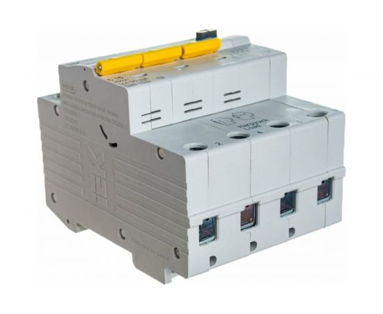 Автоматический выключатель дифференциального тока IEK 3п+N 2модуля C 25A 30mA тип A 6kA АВДТ-34 ИЭК MAD22-6-025-C-30 – изображение 4