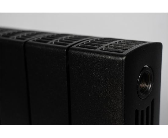 Биметаллический радиатор RIFAR 63 SUPReMO 500-6, Ду 3/4, антрацит R S50063/49005 – изображение 4