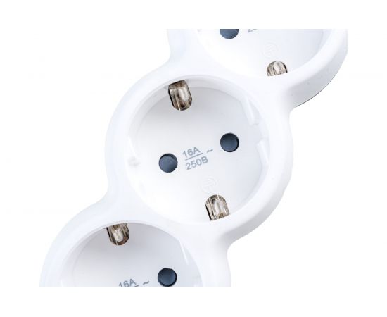 Удлинитель IEK, У05 5 мест 2P+PE/3м 3х1,5мм2 16А/250В UNO WYP53-16-05-03-Z – изображение 4