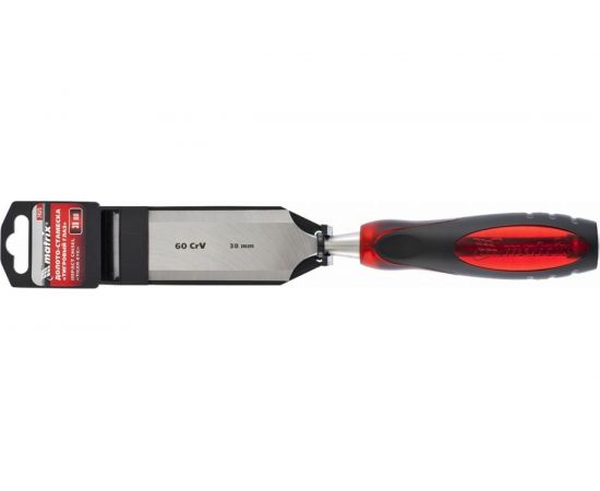 Долото-стамеска ""Тигровый глаз"", 38 мм, двухкомпонентная обрезиненная рукоятка MATRIX 24525 – изображение 4