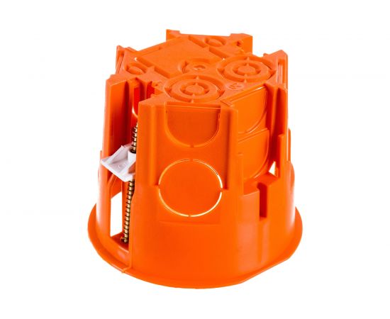 Монтажная коробка Bylectrica при скрытой разводке евростандарт для гипсокартона, диаметр 74x71x63 мм, КЕ-511 – изображение 4