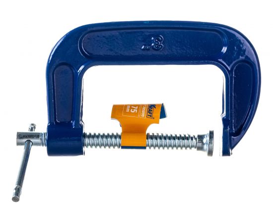 Струбцина KRAFT G-образная, 75 мм KT 705099 – изображение 4