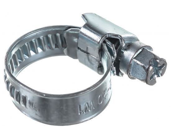 Обжимной хомут Госкреп 9 мм оцинк. 12-20 мм 2 шт, европодвес 11-0012370 – изображение 4