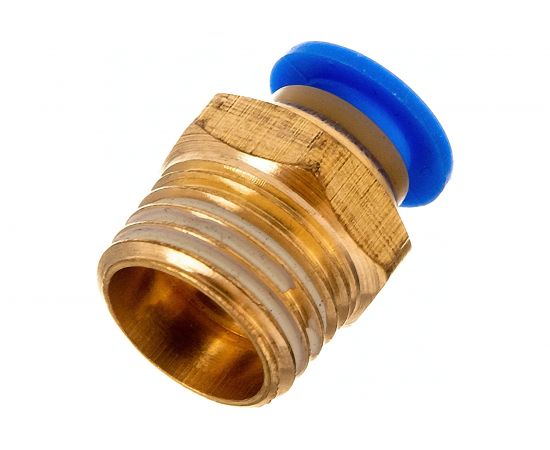 Фитинг цанговый прямой металлический 6 мм, F1/4"" Pegas pneumatic 5201 – изображение 4