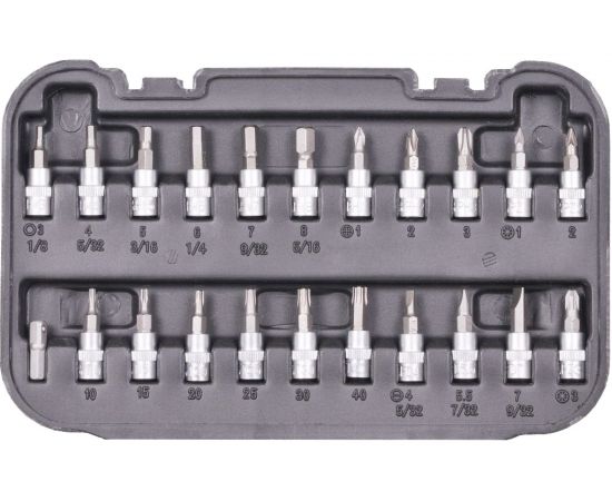 Набор торцевых головок АвтоDело 1/4" DR 46 предметов 39946 13702 – изображение 4