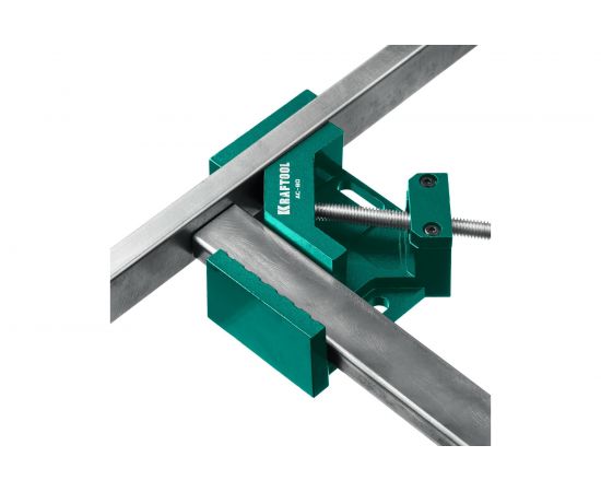 Угловая струбцина KRAFTOOL AC-80 алюминиевая, глубина зажима 70 мм 32202 – изображение 4