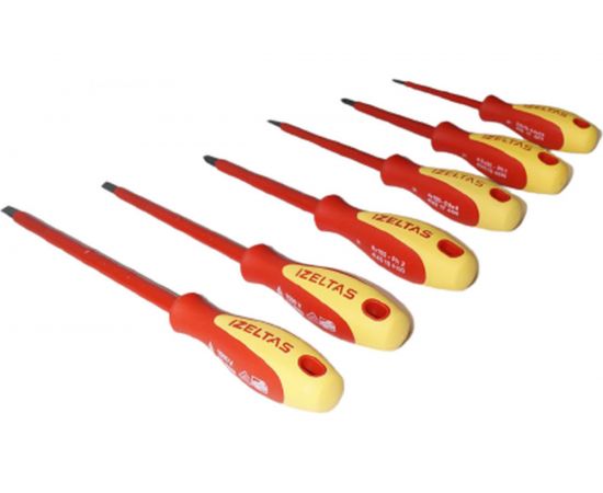 Набор диэлектрических отверток IZELTAS 6 предметов, 4140009106 – изображение 5