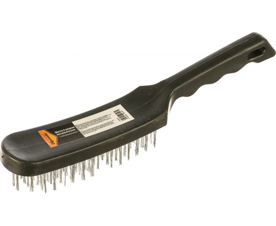 Щетка металлическая с пластмассовой ручкой (6-рядная) SPARTA 748685 – изображение 5
